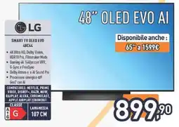 Unieuro LG 48'' OLED EVO AI offerta