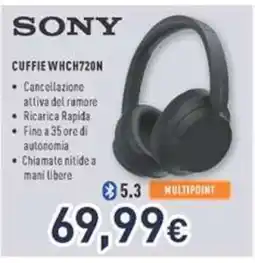 Unieuro CUFFIE WHCH720N offerta