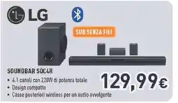 Unieuro LG SOUNDBAR SQC4R offerta