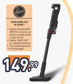 Unieuro Hoover Scopa Senza Filo HF 201H011 offerta
