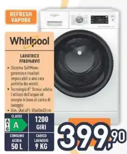 Unieuro Whirlpool LAVATRICE FFB9468VIT offerta