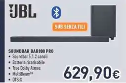Unieuro JBL SOUNDBAR BAR800 PRO offerta