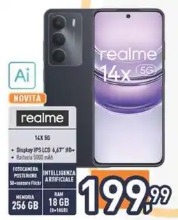 Unieuro realme 14X 5G offerta