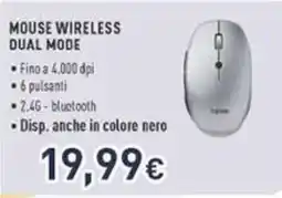 Unieuro MOUSE WIRELESS DUAL MODE offerta