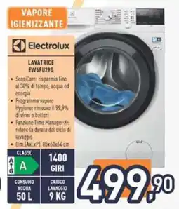 Unieuro Electrolux LAVATRICE EW6F4926 offerta