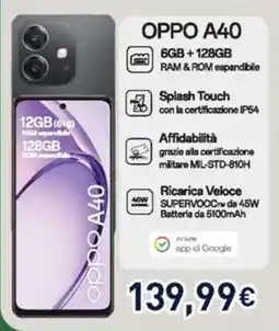Unieuro OPPO A40 offerta