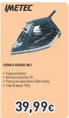 Unieuro IMETEC FERRO A VAPORE 9041 offerta