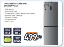 Unieuro FRIGORIFERO COMBINATO BME46SNVIXC0 offerta
