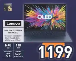 Unieuro Lenovo YOGA SLIM 7X COPILOT+ (83E0D023IX) offerta