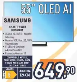 Unieuro Samsung 55 QLED AI offerta
