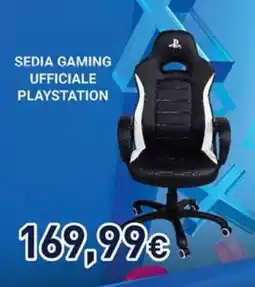 Unieuro SEDIA GAMING UFFICIALE PLAYSTATION offerta