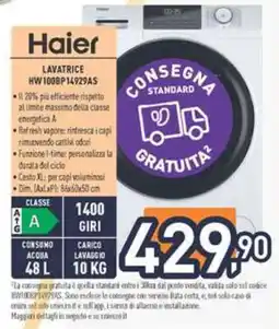 Unieuro Haier HW100BP14929AS offerta
