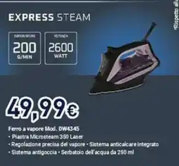 Unieuro EXPRESS STEAM Ferro a vapore Mod. DW4345 offerta