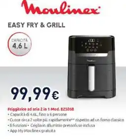 Unieuro Moulinex EASY FRY & GRILL offerta
