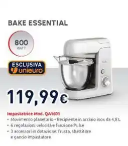 Unieuro Impastatrice Mod. QA1601 offerta
