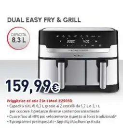 Unieuro Dual Easy Fry & Grill offerta