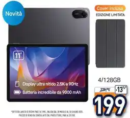 Unieuro Redmi Pad 2 offerta