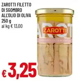 Zarotti filetto di sgombro all'olio di oliva