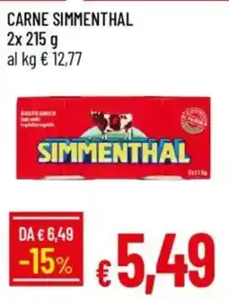 Galassia Carne SIMMENTHAL offerta