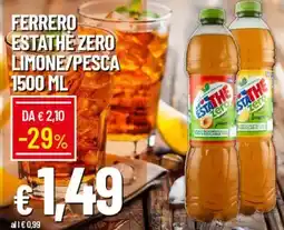 Galassia Ferrero estathe zero limone/pesca offerta