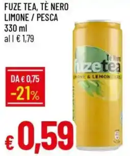 Galassia Fuze tea, tè nero limone / pesca offerta