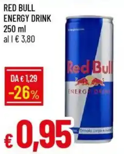Galassia Red bull energy drink offerta