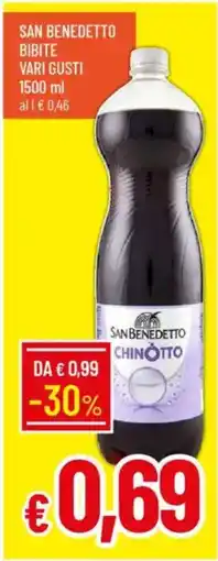 Galassia San benedetto bibite vari gusti offerta