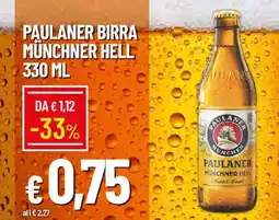 Galassia Paulaner birra münchner hell offerta