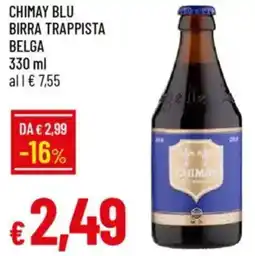 Galassia Chimay blu birra trappista belga offerta
