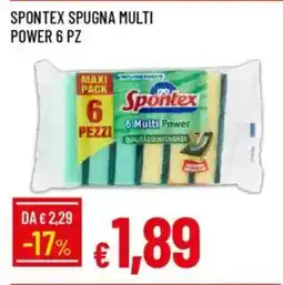 Spontex spugna multi power 6 pz