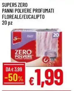 Galassia Super5 zero panni polvere profumati floreale/eucalipto offerta