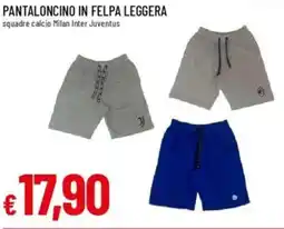 Galassia Pantaloncino in felpa leggera offerta