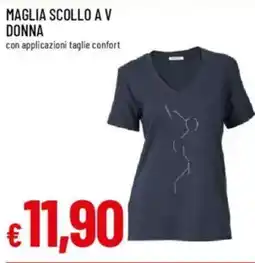 Galassia Maglia scollo av donna offerta