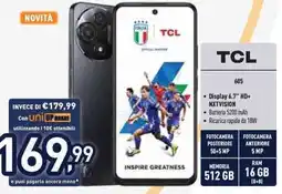 Unieuro TCL 605 offerta