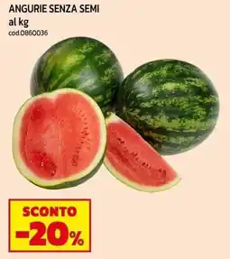 C+C Cash and Carry Angurie senza semi offerta