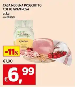 C+C Cash and Carry Casa modena prosciutto cotto gran rosa offerta