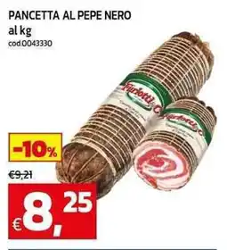 C+C Cash and Carry Pancetta al pepe nero offerta