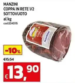 C+C Cash and Carry Manzini coppa in rete 1/2 sottovuoto offerta