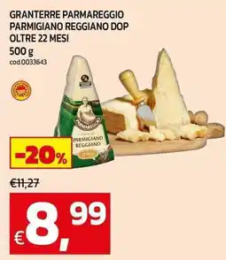 C+C Cash and Carry Granterre parmareggio parmigiano reggiano dop oltre 22 mesi offerta