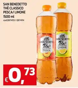 C+C Cash and Carry San benedetto the classico pesca/limone offerta