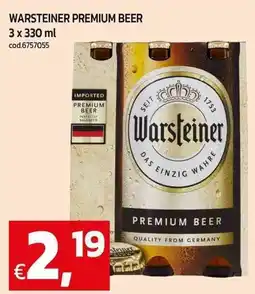 C+C Cash and Carry Warsteiner premium beer offerta