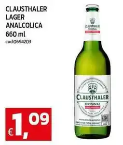 C+C Cash and Carry Clausthaler lager analcolica offerta