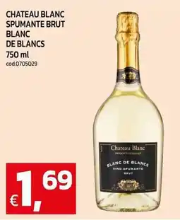 C+C Cash and Carry Chateau blanc spumante brut BLANC DE BLANCS offerta