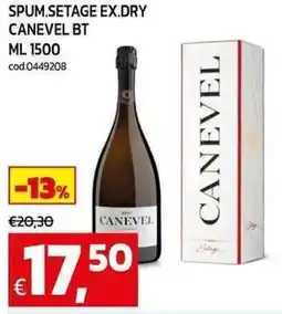 C+C Cash and Carry Spum.setage ex.dry CANEVEL BT offerta