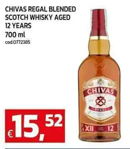 C+C Cash and Carry Chivas regal blended scotch whisky aged 12 Years offerta