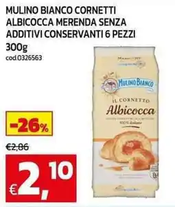 C+C Cash and Carry Mulino bianco cornetti albicocca merenda senza additivi conservanti offerta