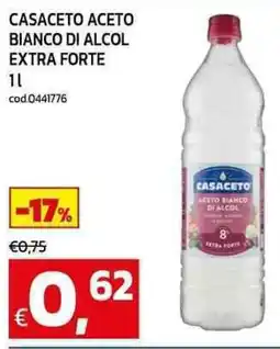 C+C Cash and Carry Casaceto aceto bianco di alcol extra forte offerta