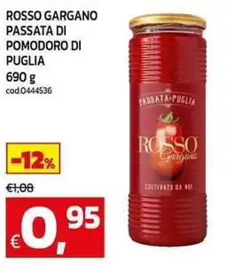 C+C Cash and Carry Rosso gargano passata di pomodoro di puglia offerta