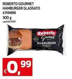 C+C Cash and Carry Roberto gourmet hamburger glassato 4 panini offerta