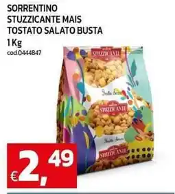 C+C Cash and Carry Sorrentino stuzzicante mais tostato salato busta offerta